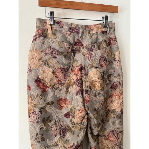 Vintage Liz Claiborne Pastel Tapestry Jeans - Picture 4 of 4
